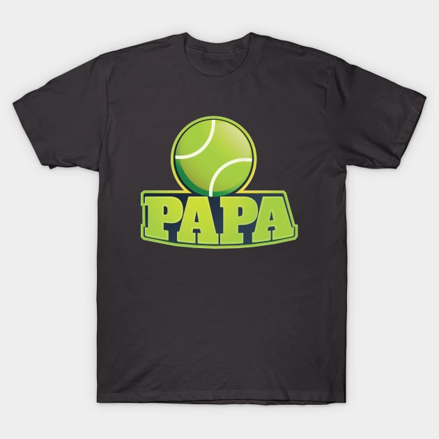 Tennis Lover Dad-shirt T-Shirt by Awesome Pillow 